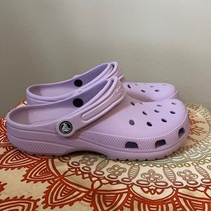 Purple Crocs